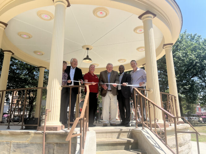 Renovated gazebo unveiled at Courthouse Square